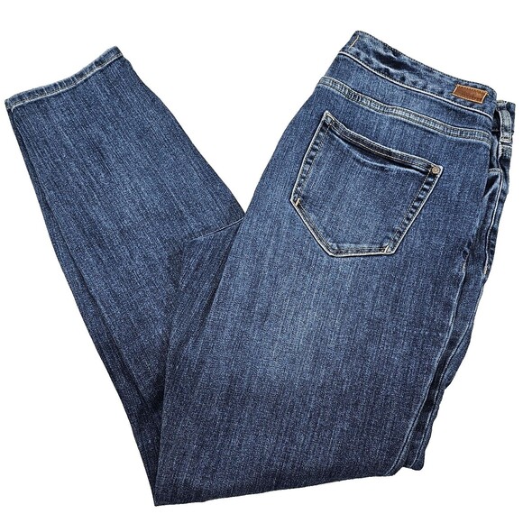 Sundance Womens Primrose Denim Jeans Straight Fit Blue Boyfriend Boho 29 x 28.5 - Picture 8 of 15